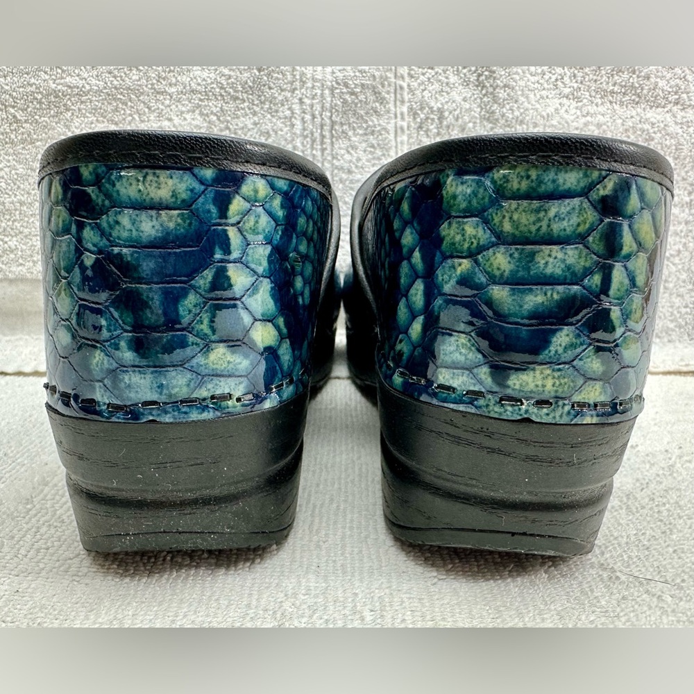 Dansko Professional Python print Patent Leather C… - image 4